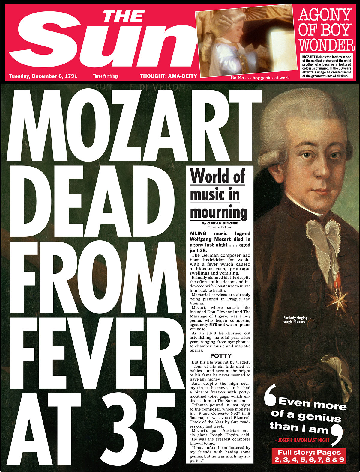 was Mozart a prodigy